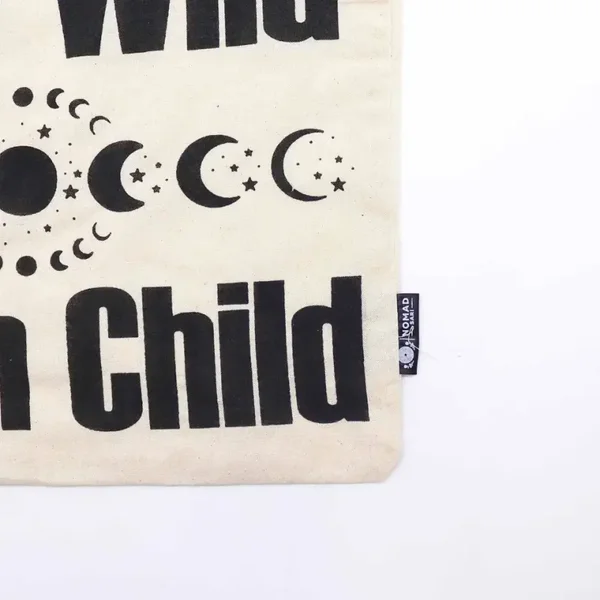 Stay wild moon child classic cotton tote bag