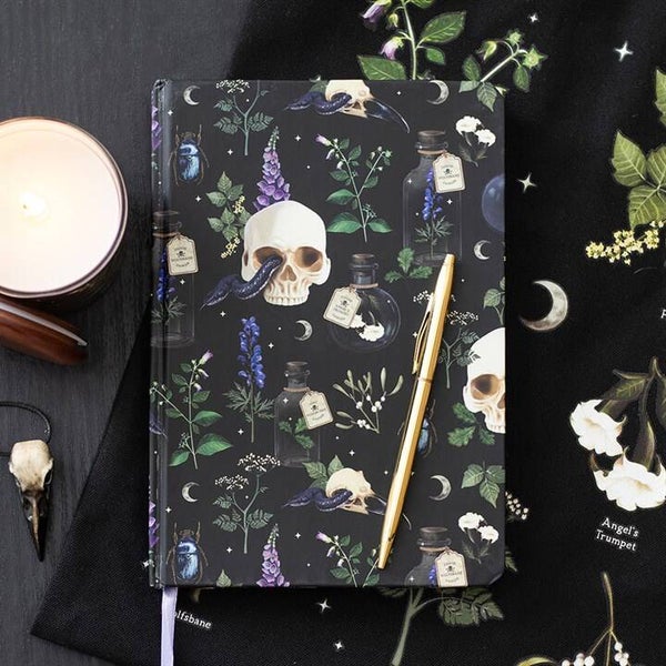 Venom and Vines print  A5 Notebook