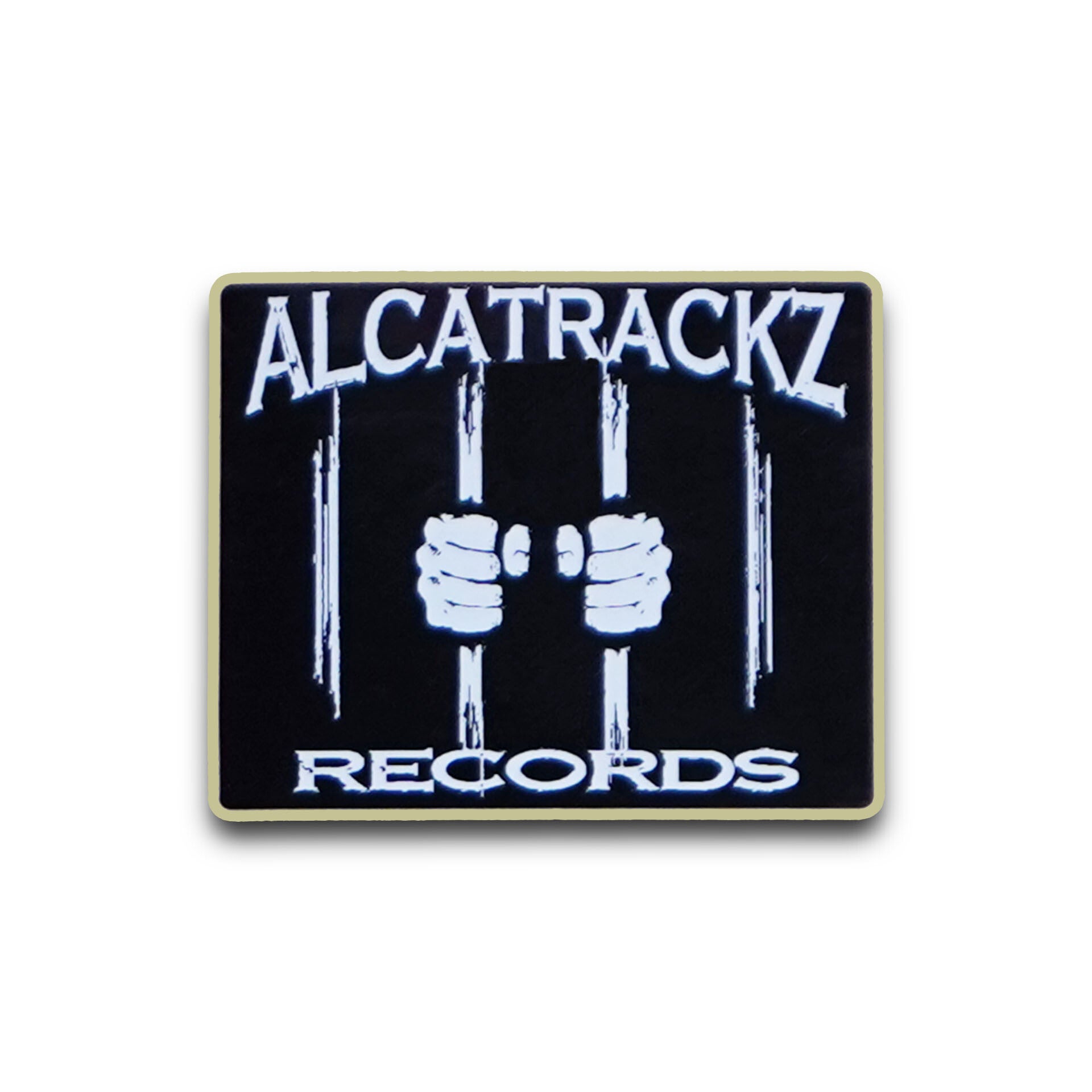 STICKER EINZELN 200 STÜCK ALCATRACKZ RECORDS LOGO 2