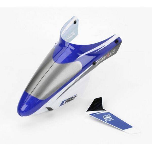 BLH3018 – Blade Complete Blue Canopy with Vertical Fin: BMSR