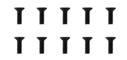 HC128-S - SAB Flat Head Socket Cap Screw M2,5×5mm (DIN 12.9)