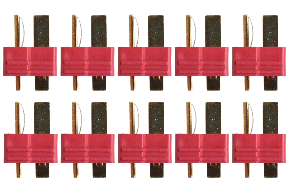 AM‑615‑10M - Yuki Model Deans Ultra Plug – 10× Male – Met Lamellenstructuur