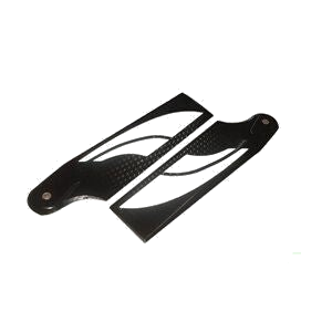 BW5080 - 80mm Carbon Fibre Tail Blades Black/White