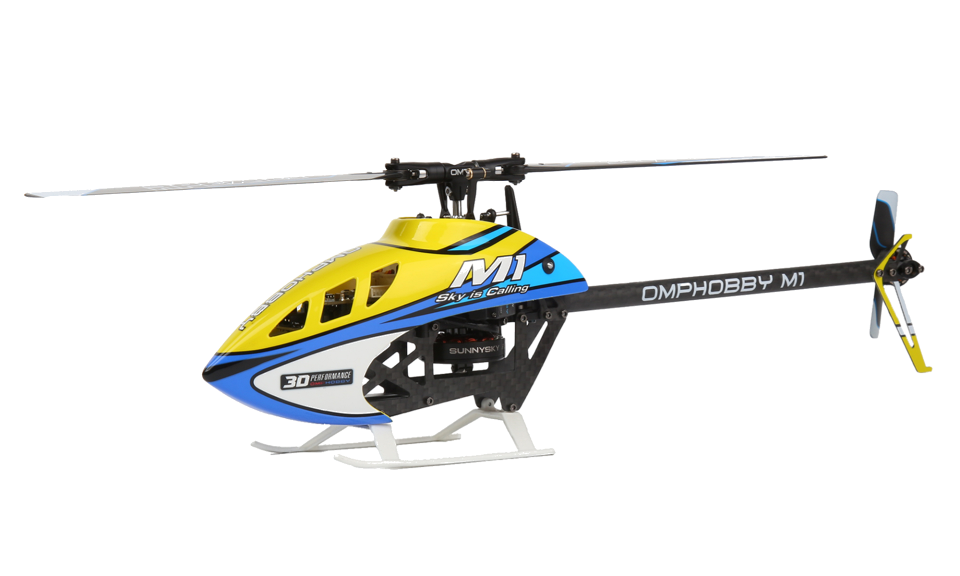 OSHM0062 - OMPHOBBY M1 V3 PRO – Solar Yellow (BNF)