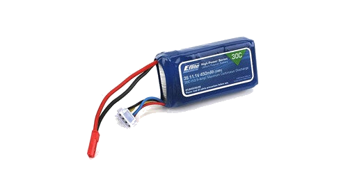 EFLB4503SJ30 – E‑flite 11.1V 3S 450mAh 30C LiPo (UMX / JST‑PH)