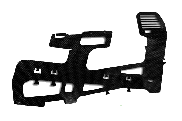 H0001‑S – SAB Carbon Fiber Main Frame (Goblin 630 / 700 / 770)