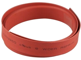 600082 - Yuki Model Krimpkous Ø8 mm × 1 m – Rood