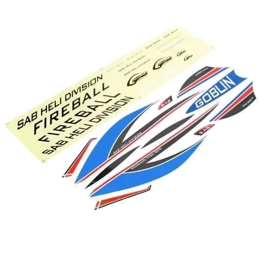 HA068-S - Sticker Fireball Blue