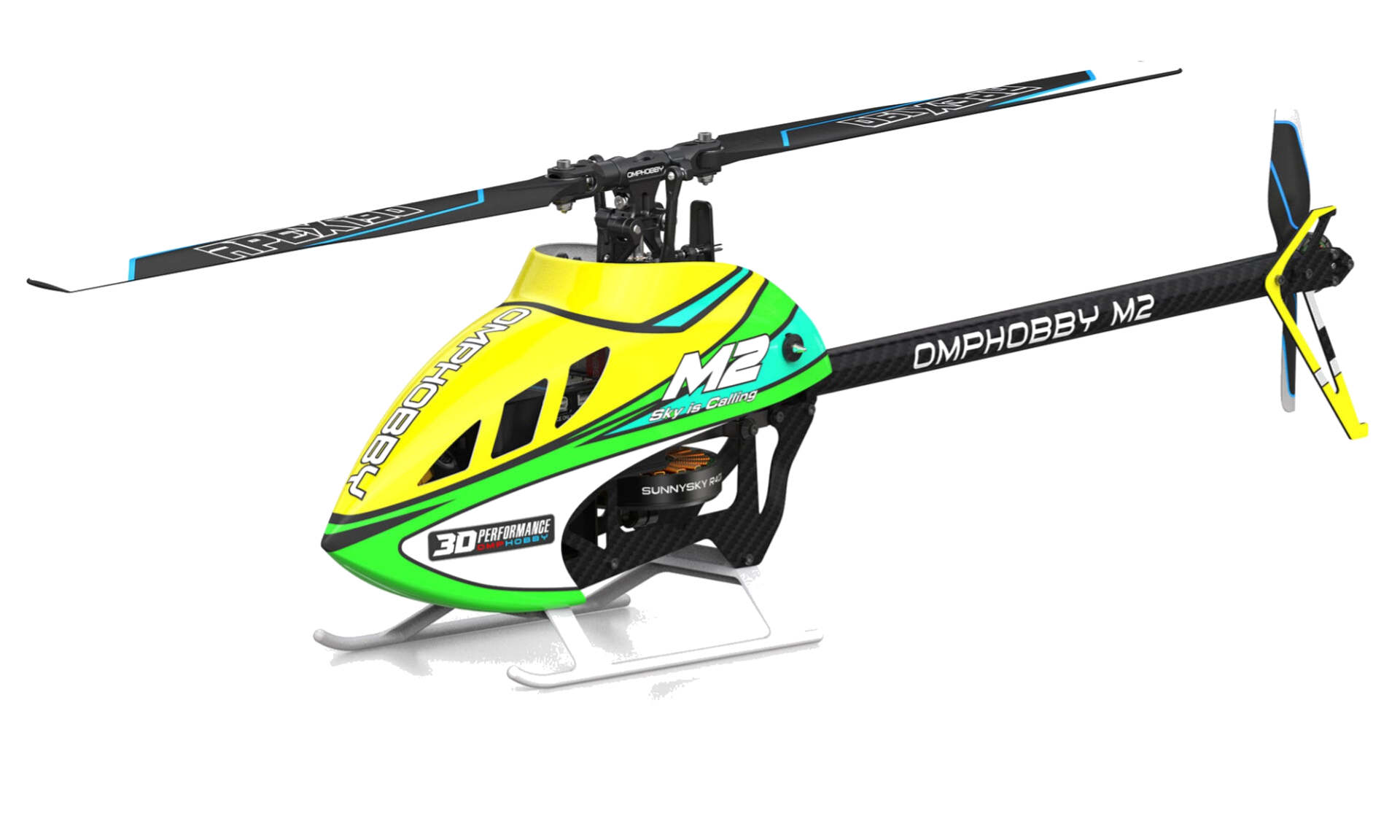OSHM0058 - OMPHOBBY Heli M2 V3 PRO OFS3+ Micro Helicopter Viper-Yellow