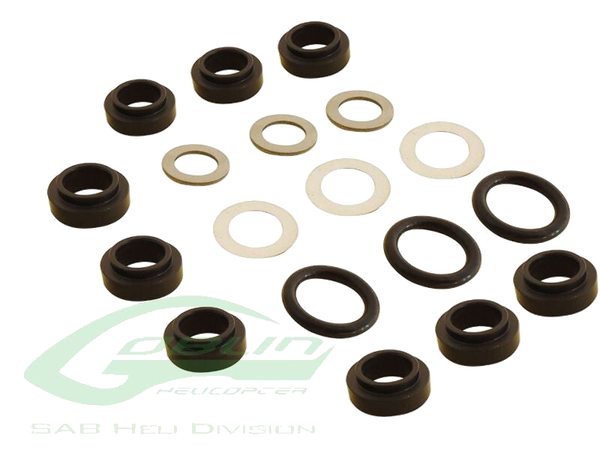 H0426-S - Delrin Damperner For HPS2/3 - Goblin Urukay / 630/700/770/Competition / Speed