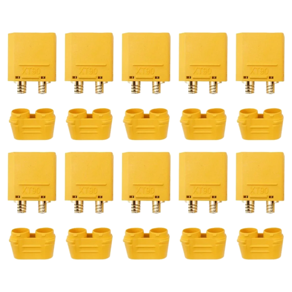 AM-631-10M - Yuki Model XT90S Goldkontakt – 10× Stecker