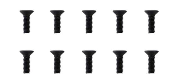 HC128-S - SAB Flat Head Socket Cap Screw M2,5×5mm (DIN 12.9)
