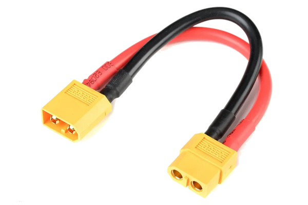 GF‑1311‑090 – Revtec Power Extension Lead XT60 – 12AWG – 12cm