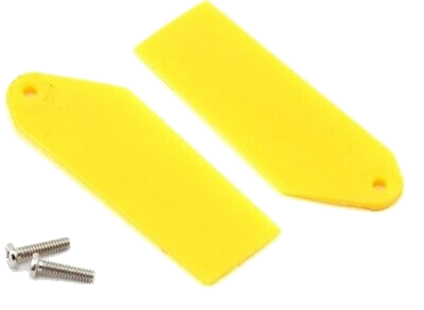 BLH3733YE – Tail Rotor Blade Set Yellow (130 X)