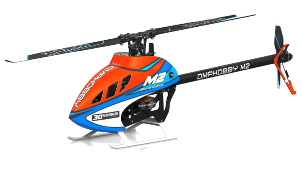 OSHM0057 - OMPHOBBY Heli M2 V3 PRO OFS3+ Micro Helicopter Cosmic-Orange