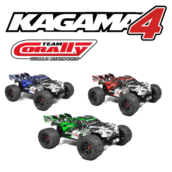 C‑00293 – Team Corally Kagama 4 RTR Brushless Power 4S (zonder accu & lader)