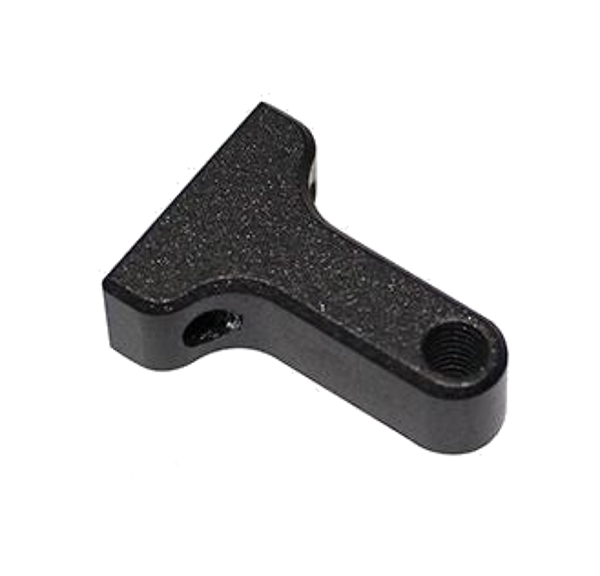 H0058BM‑S – SAB Aluminum Bellcrank Base Black Matte (Goblin Black Nitro / Black Thunder)