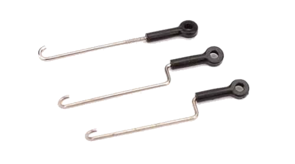 BLH3308 – Blade nCPX Servo Pushrod Set with Ball Links