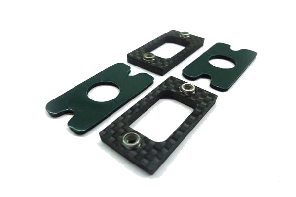 H0041‑S – SAB Carbon Fiber Tail Locking Reinforcement (2pcs): Goblin 630/700/770