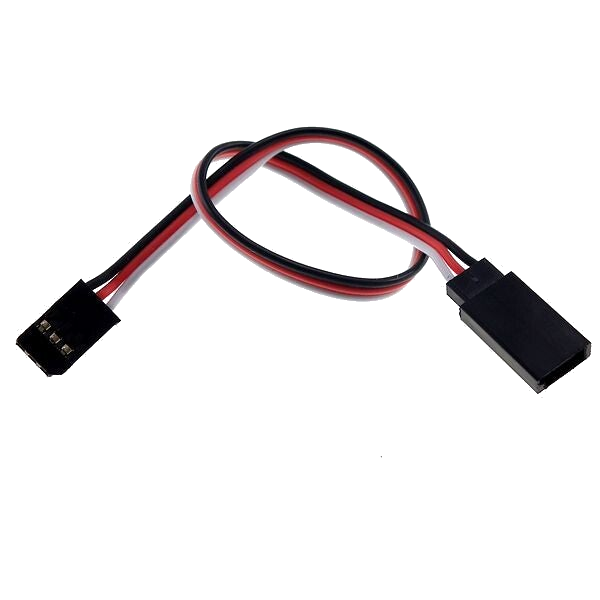 Q-EXT-0008 - Futaba Straight Extension wire 26AWG 150mm Quantum