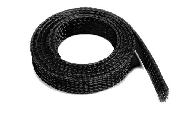GF‑1476‑040 – Revtec Wire Protection Sleeve Braided 14 mm Black – 1 m