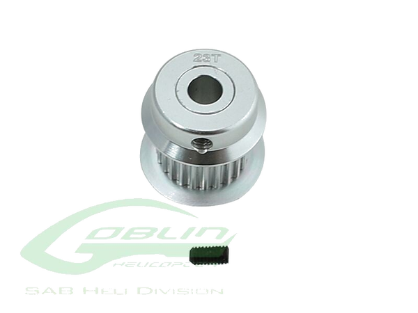 H0501-23-S - Aluminum Motor Pulley 23T - Goblin 380
