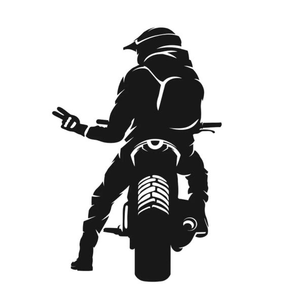 Biker Respect Sticker – 15×10 cm – Vinyl Auto & Motor Styling