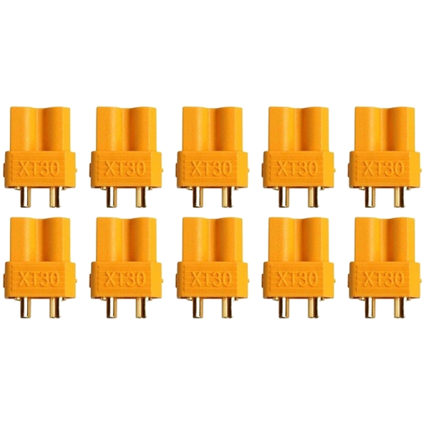 AM-626-10F - XT30U Contactdozen (Female) met Goudcontact (10 stuks)