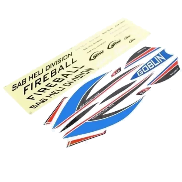 HA068-S - Sticker Fireball Blue