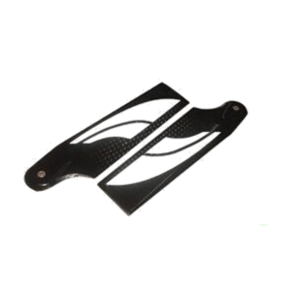 BW5080 - 80mm Carbon Fibre Tail Blades Black/White