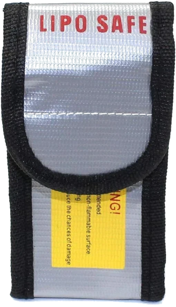 VDW‑EST491 – VDWModels Fireproof LiPo Battery Safety Bag (64×50×95 mm)