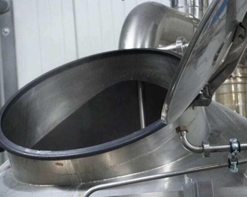 RVS kookketel brouwproces