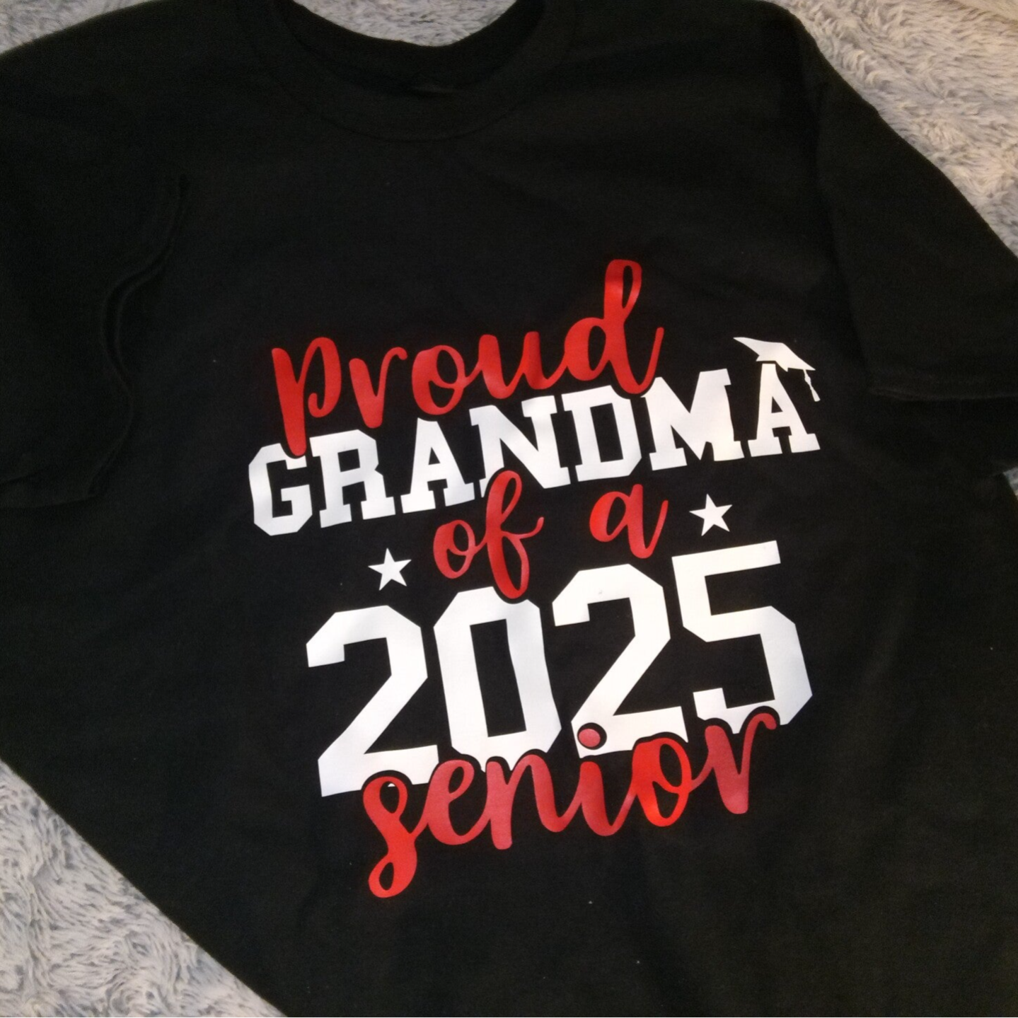 Proud Grandma Tee – Class of 2025 – Custom Option Available
