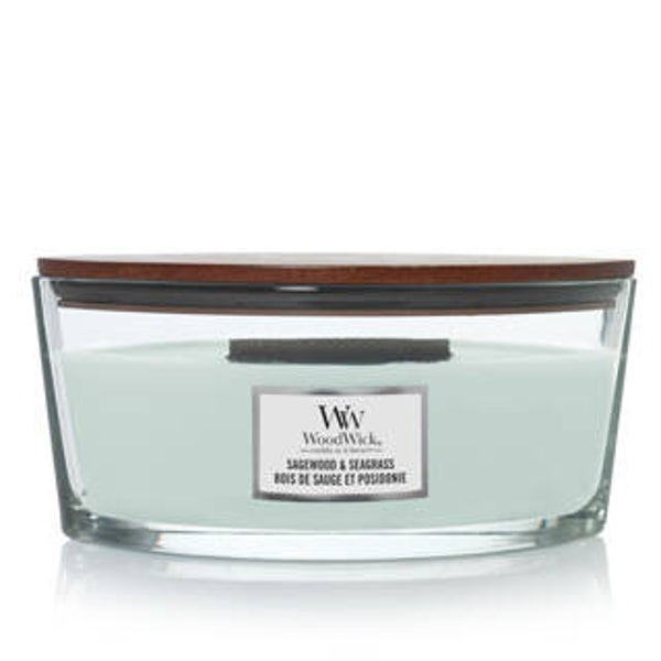 WoodWick Sagewood & Seagrass Candle | ELLIPSE