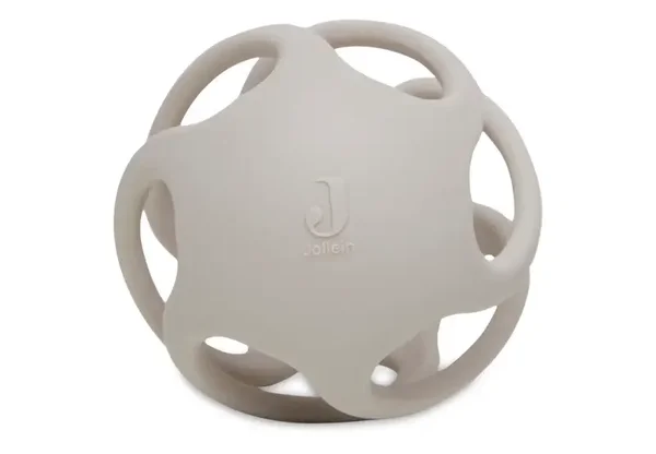 Bijtring Bal Siliconen Ø 9,5cm Nougat