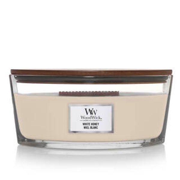 WoodWick White Honey Candle | ELLIPSE