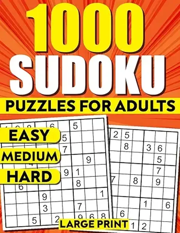 1000 Sudoku: Puzzles For Adults
