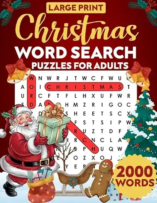 Christmas Word Search: Puzzles For Adults