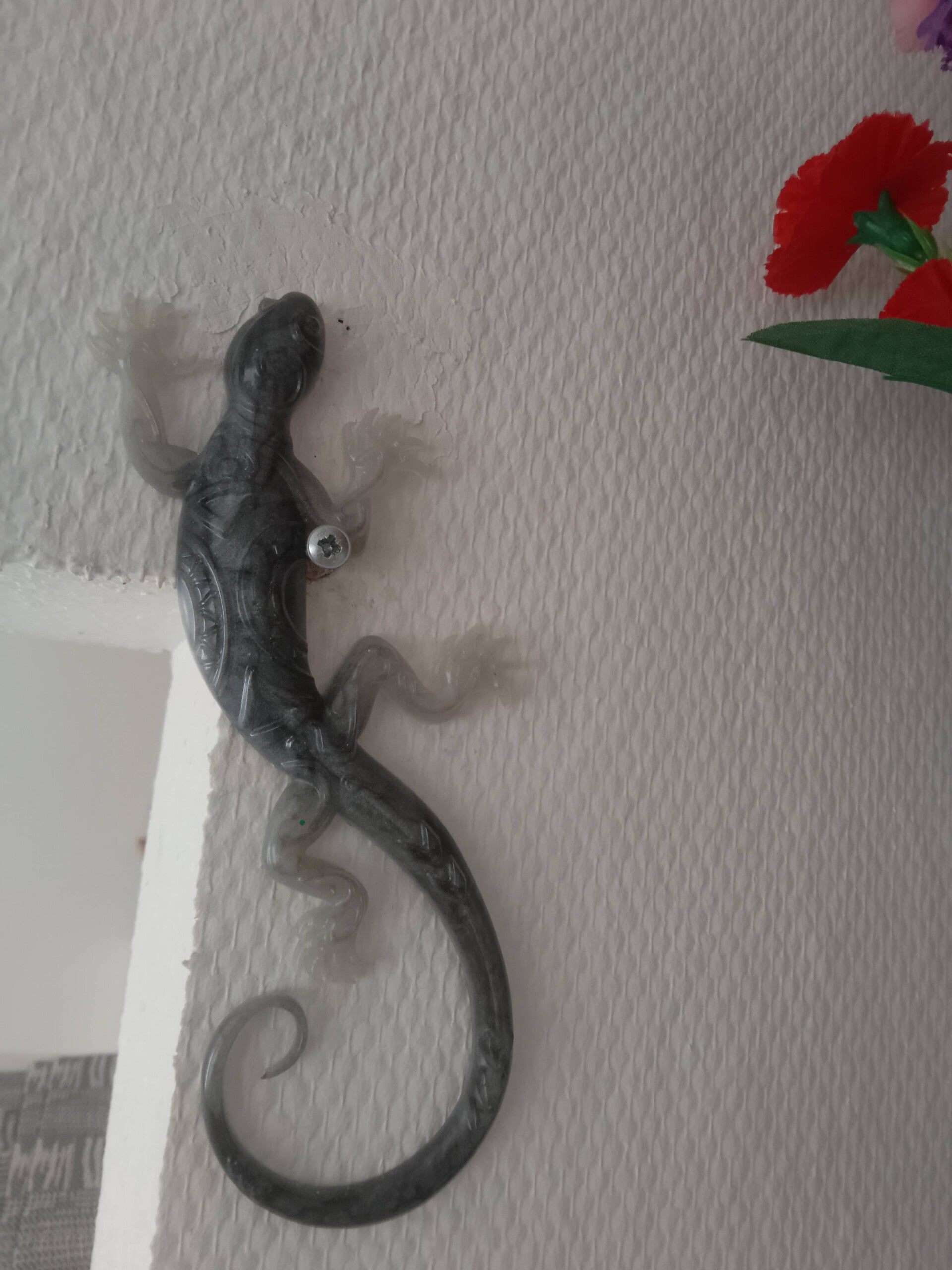 lezard en resine epoxy