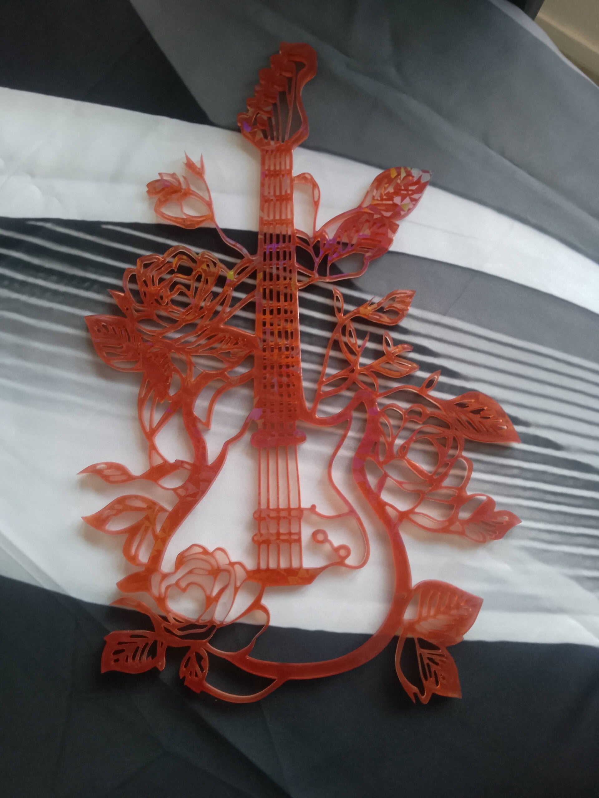 Décoration murale Guitare holographique