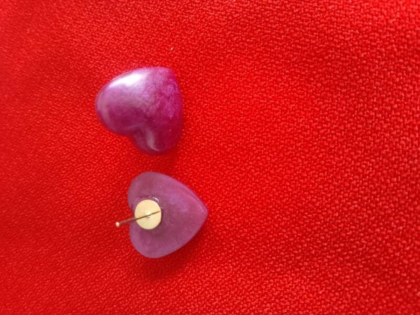 Boucles d'oreilles en coeur