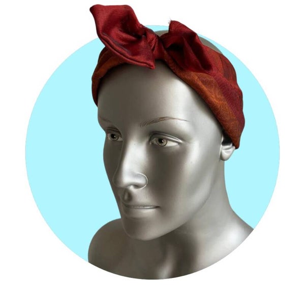 Bandeau serre-tête avec noeud