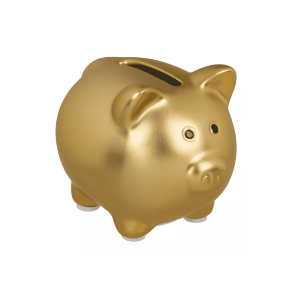 Mini spaarvarken - Goud