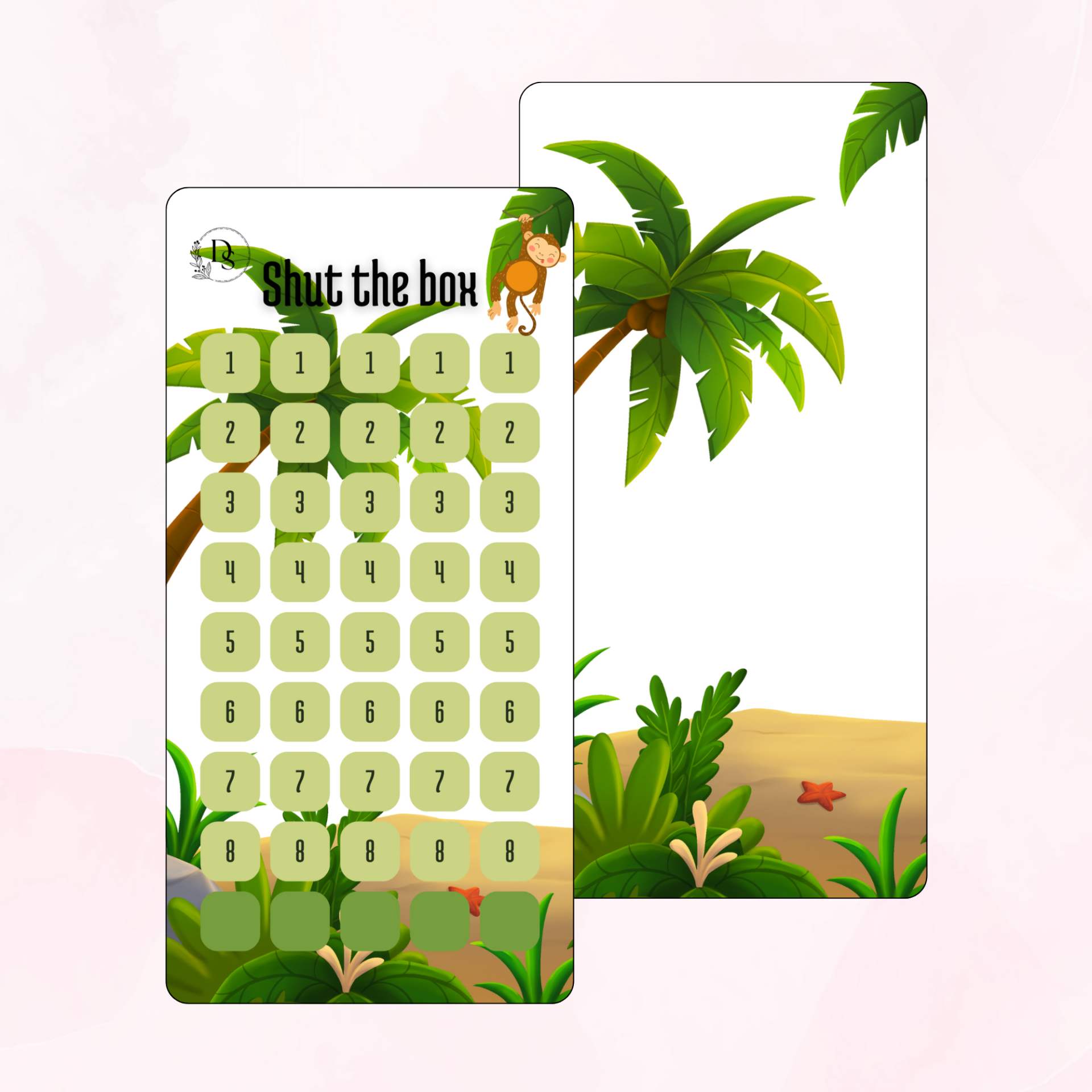 Shut the box - Jungle