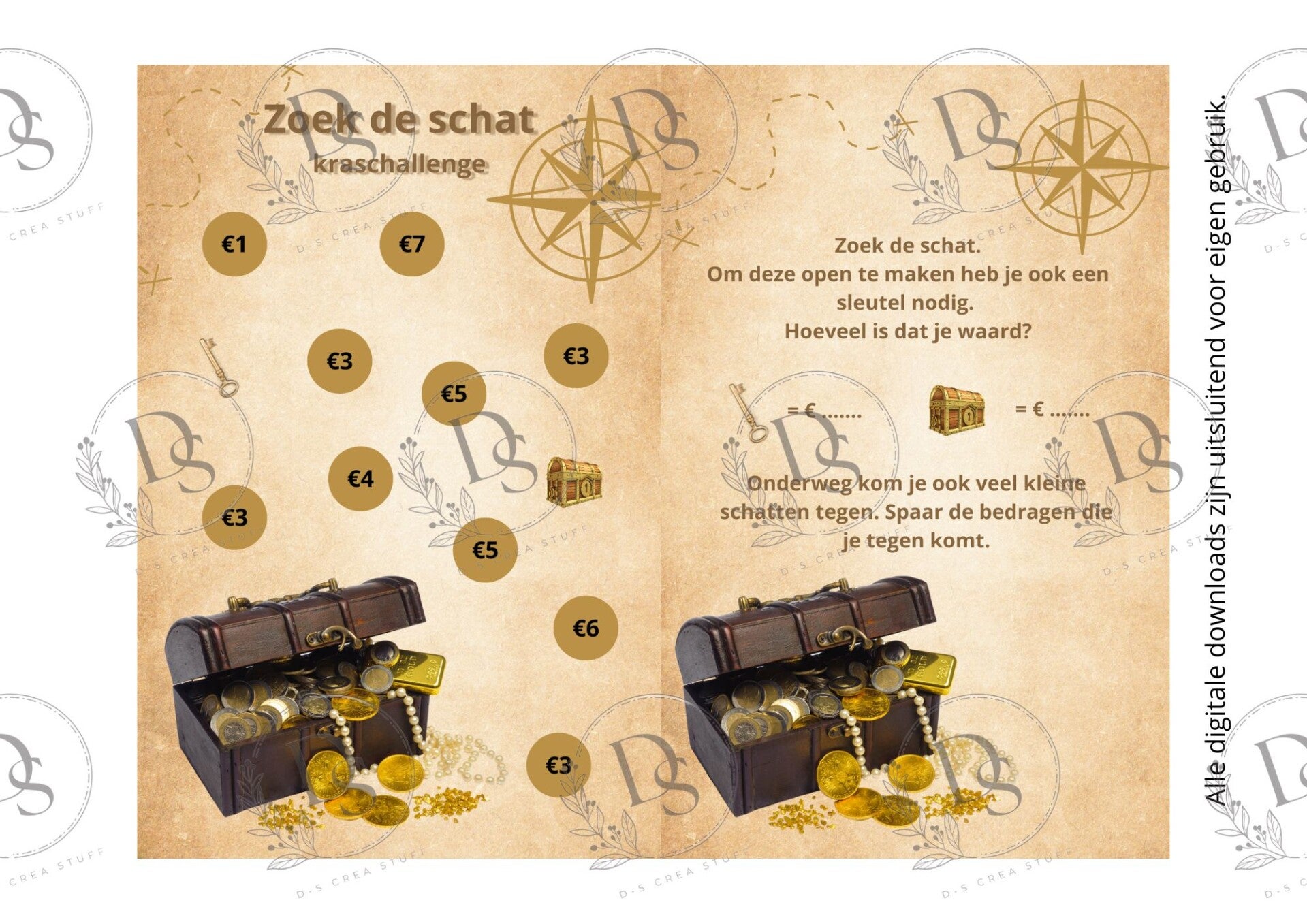 Zoek de schat kraschallenge