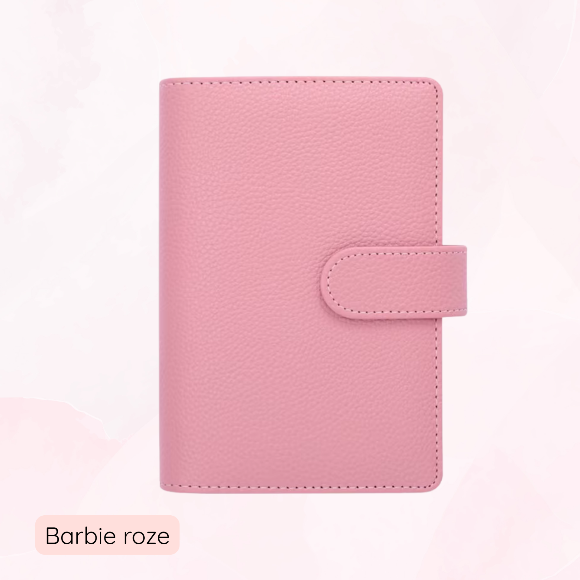 Luxe binder A6 - Barbie Roze