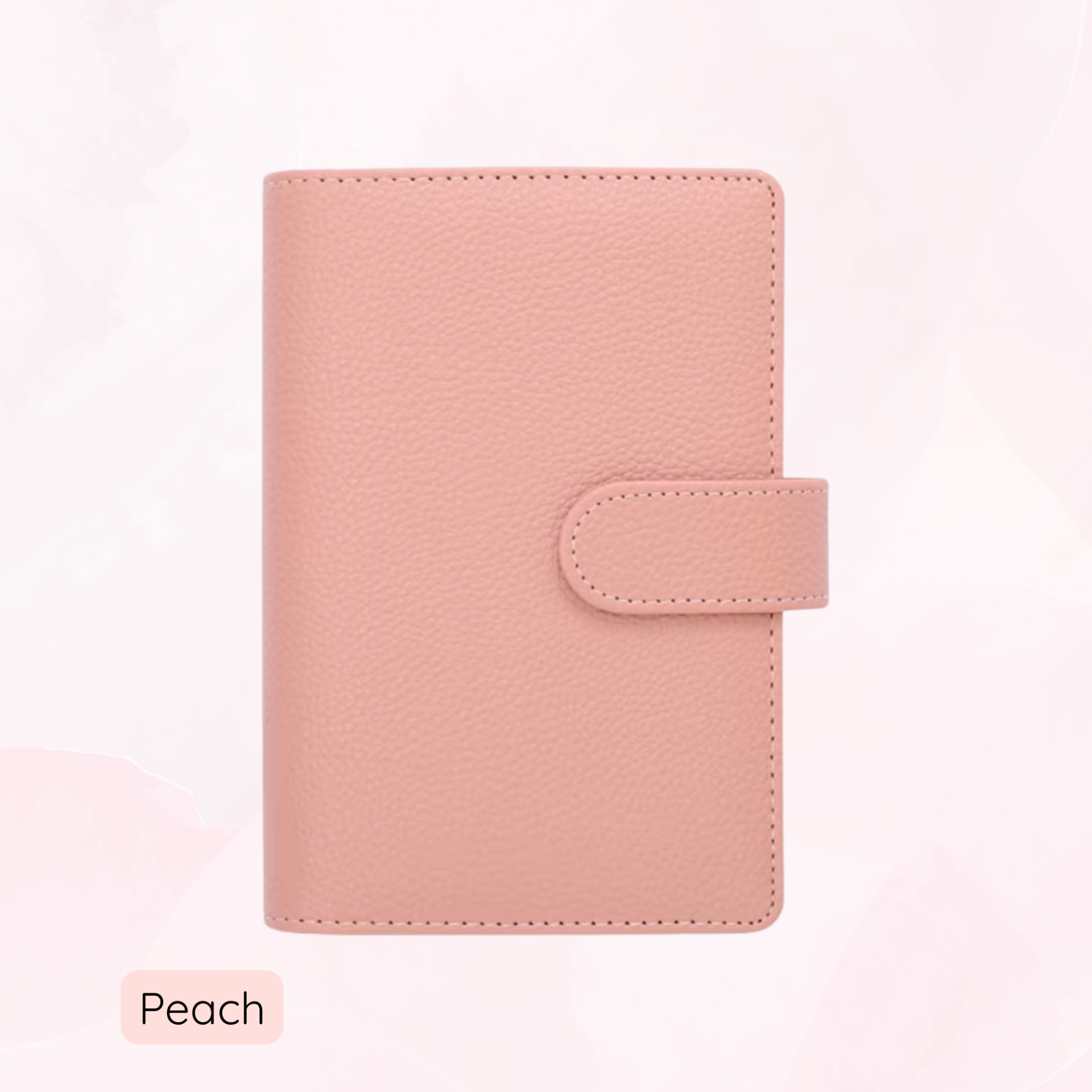 Luxe binder A6 - Peach