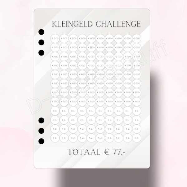 Kleingeld Challenge €77- Grey Champagne