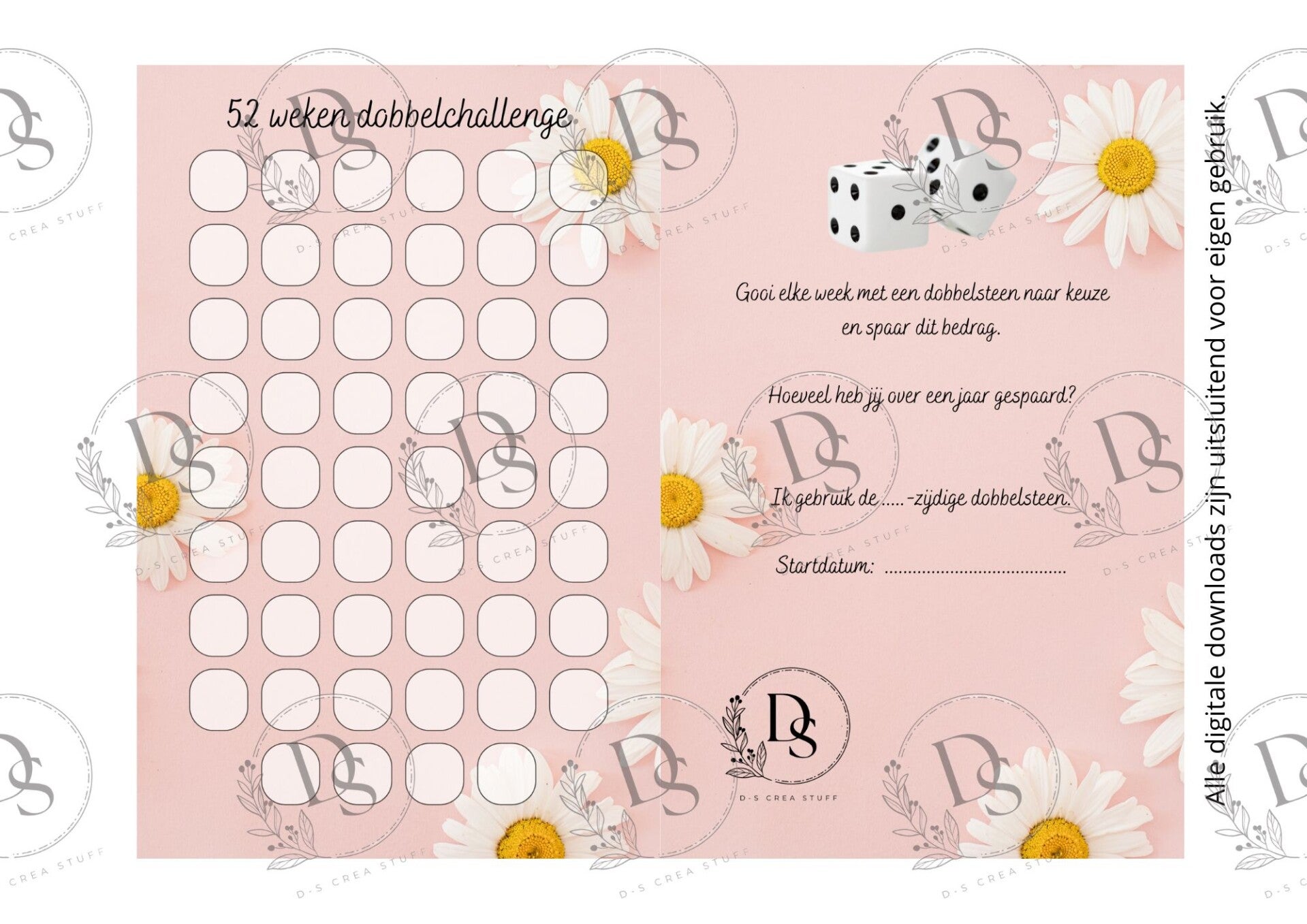 52 weken dobbelchallenge