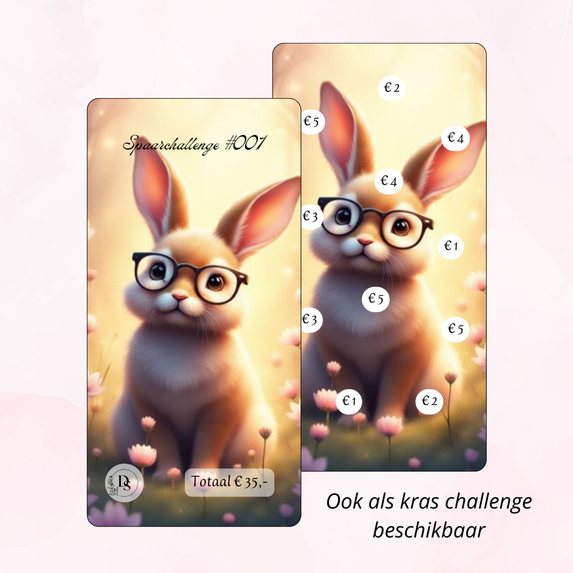 Voordeelset spaarchallenges - lente